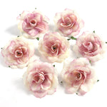 fleurs artificielles roses naturelles décoration maison anniversaire mariage intérieur blanc rose