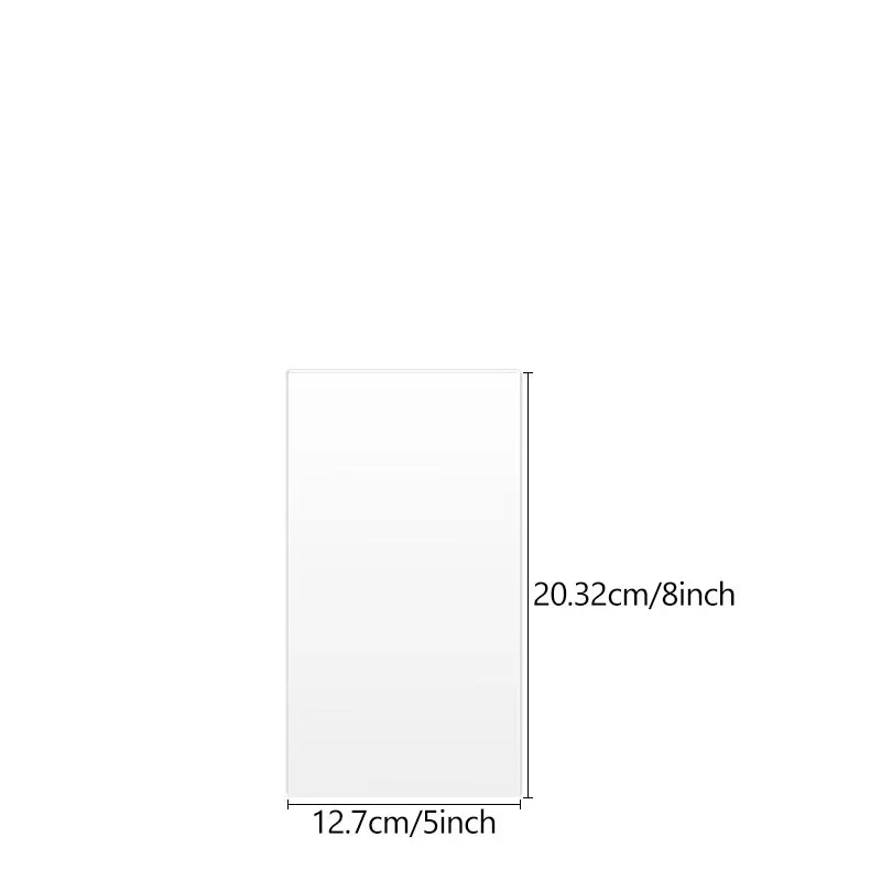 peigne éplucheur gâteau transparent acrylique outil pâtisserie lisse crème glaçage 10 12 14 inch