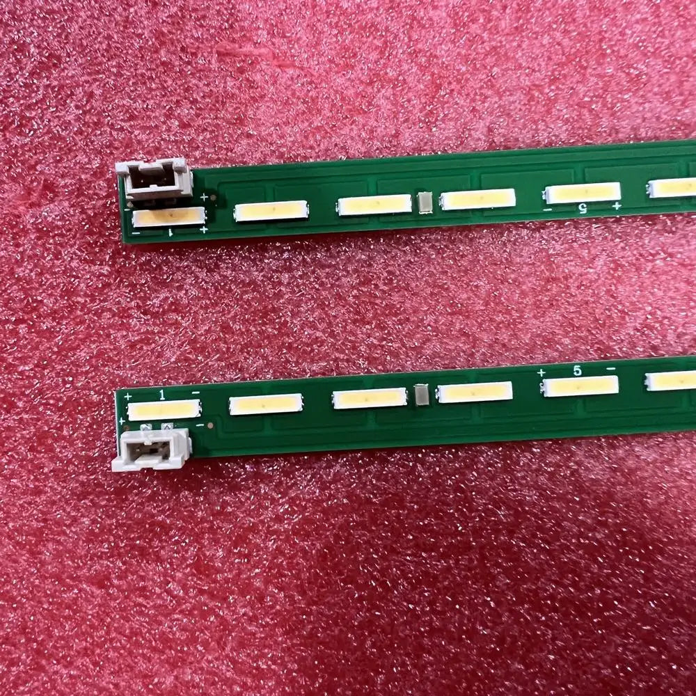 bande led vert blanc moderne salon clips connecteurs télévision 43 pouces