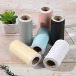 rubans adhésifs décoratifs unis modernes résistants l'eau 5m vert beige rose bleu noir blanc