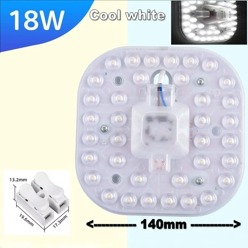 plafonnier led rond adhésif moderne blanc 12w 18w 24w 30w 50w