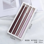 support bougie transparent moderne raisonné injection molding gradient couleur décoration ambiance