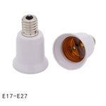 adaptateur lampe culot E17 E27 adhésif blanc moderne base lampe abs matériau