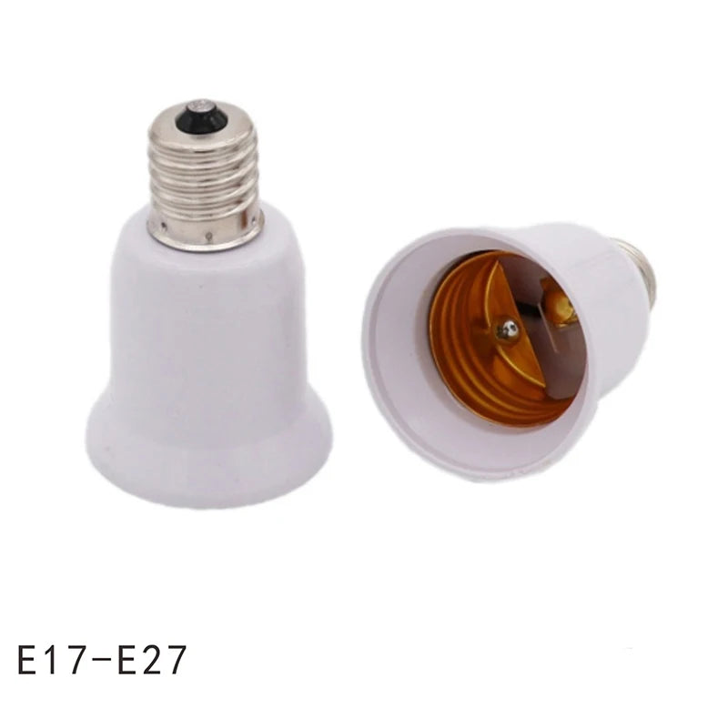 adaptateur lampe culot E17 E27 adhésif blanc moderne base lampe abs matériau