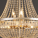 lustre led cristal argenté doré élégant transparentes facile certification ccc cqc echangelight