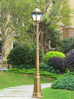 lumière rue extérieure or noir ip65 led moderne classique éclairage public ac 110v 240v