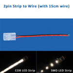 connecteurs led rubans flexibles transparents clips broches 12v 24v certifiés ul rohs
