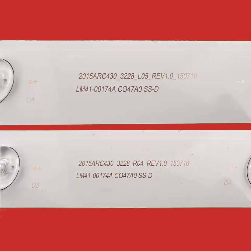 bande led rétro éclairage blanc moderne 3v 370mm 477mm
