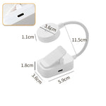 lampe pince led rechargeable usb blanc moderne protection yeux clip table étudiante