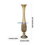 vases métal bronze argent or motifs floraux texture grungée classique élégant
