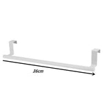 porte serviettes mural acier inoxydable moderne fixé adhésif argent noir uni