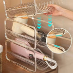 organisateur cordon cheveux transparent moderne fixation clips brosse fer lisser étiquette