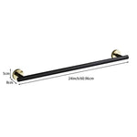 porte serviettes mural acier inoxydable or argent noir lisse moderne fixations vis serviette