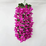guirlande fleurs artificielles 88cm rose violet rouge blanc intérieur décoration mariage anniversaire