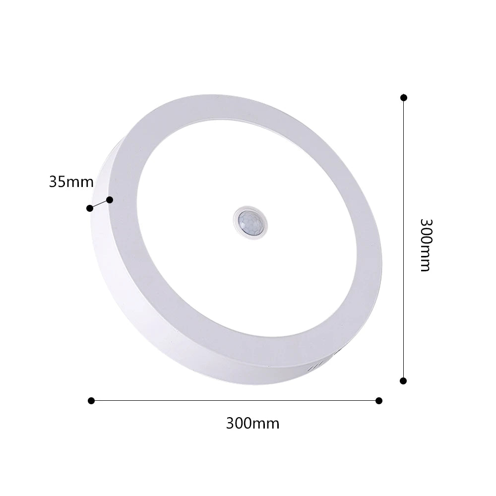 plafonnier led rond moderne blanc capteur mouvement interrupteur tactile salon cuisine