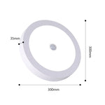 plafonnier led rond moderne blanc capteur mouvement interrupteur tactile salon cuisine