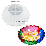 moule silicone forme fleur bol coquille diy artisanal transparent ornements craft suppléments