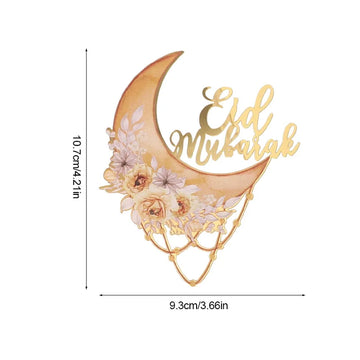 décoration gâteau or rose bleu boho chic pique bois fleurs géométrique İslam fête