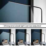 lampe led clip noir moderne sans ombre interrupteur tactile flux lumineux élevé ab