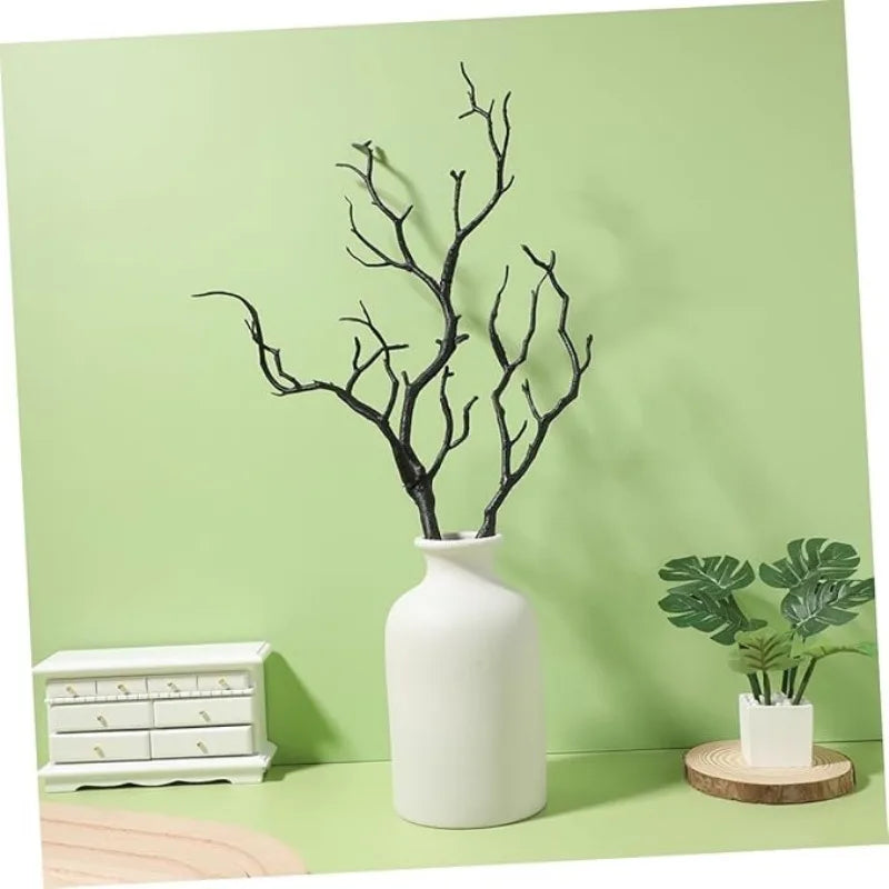 branches artificielles noires minimalistes extérieur halloween anniversaire décoration scènes vacances exposition