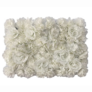 panneau décoratif fleurs artificielles rose blanc lavande mariage décoration murale moderne élégante grande taille