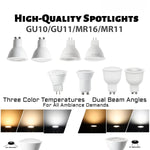 ampoules led blanc modernes gu10 gu11 mr11 35mm 50mm 220v 240v 6000k 3000k