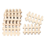 grille clôture miniature bois fée lattes horizontales deco artisanal garden party diy craft naturel