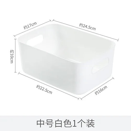 boîtes rangement réutilisables plastique blanc beige moderne minimaliste poignées intégrées chambre cuisine salle bains