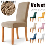 housse chaise velours polyester moderne camel opaque simple mariage banquet chaise plage fauteuil