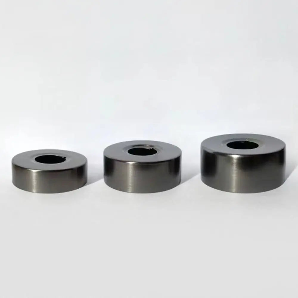 cache douche gris métallisé finition brossée moderne adhésif inoxydable résistant chaleur corrosion