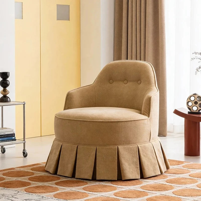 fauteuil classique rayures horizontales couleur beige bleu clair moderne salon chambre