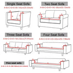housse canapé marron clair texture lin moderne elastiques machine wash seater sofa cover