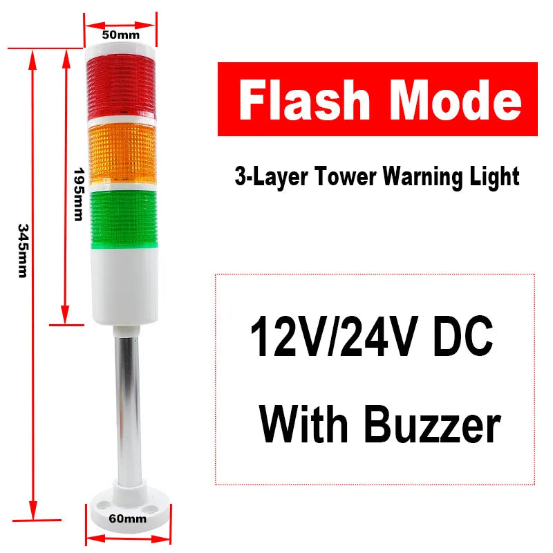 ampoule led rouge orange vert indicateur signal moderne rayures horizontales fixation