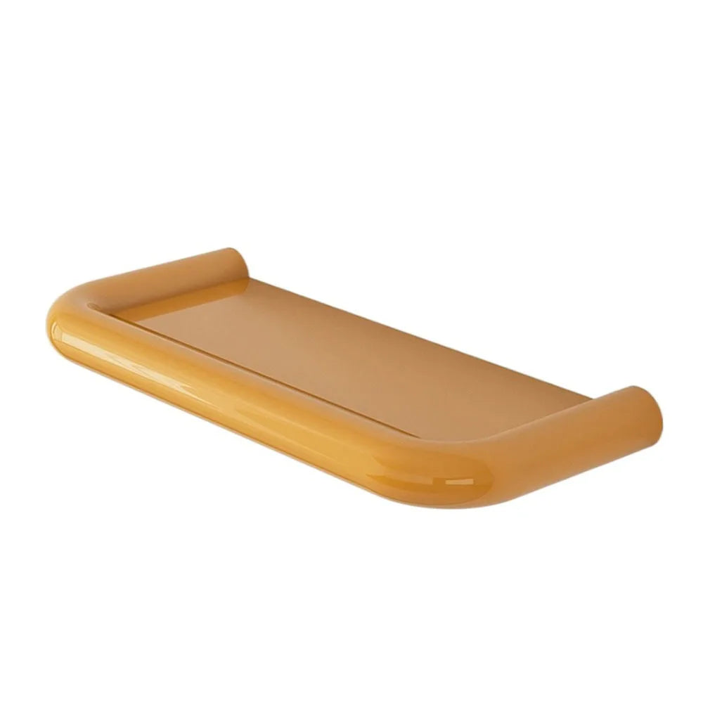 étagère salle bain moderne vert bleu jaune beiges plat lisse murale durable robuste rangement