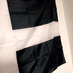 drapeau noir blanc croix décoration intérieure polyester classique accrochage