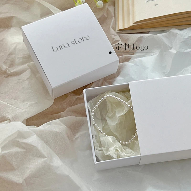 Boîte à bijoux vide pour cadeaux de mariage et anniversaire