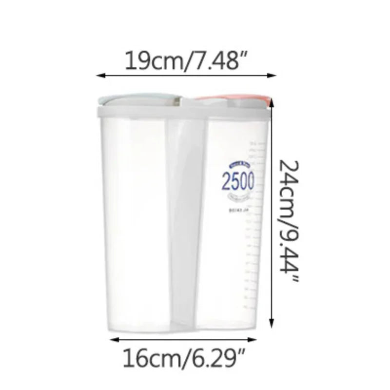 boîtes rangement alimentaire transparentes modernes grilles poignées couvercle mesure