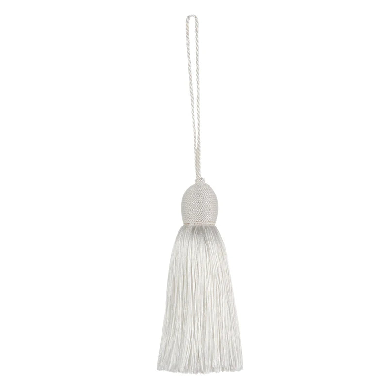 pompon décoratif moderne polyester 28cm blanc doré noir multicolore tissé opaques