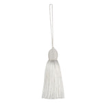 pompon décoratif moderne polyester 28cm blanc doré noir multicolore tissé opaques