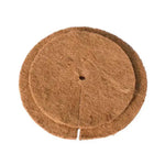 tapis protection pots fleurs marron clair texture naturelle antigel biodegradable 20cm 25cm 30cm 35cm