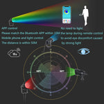 projecteurs led extérieurs modernes ip65 15w rgb noir aluminium bluetooth