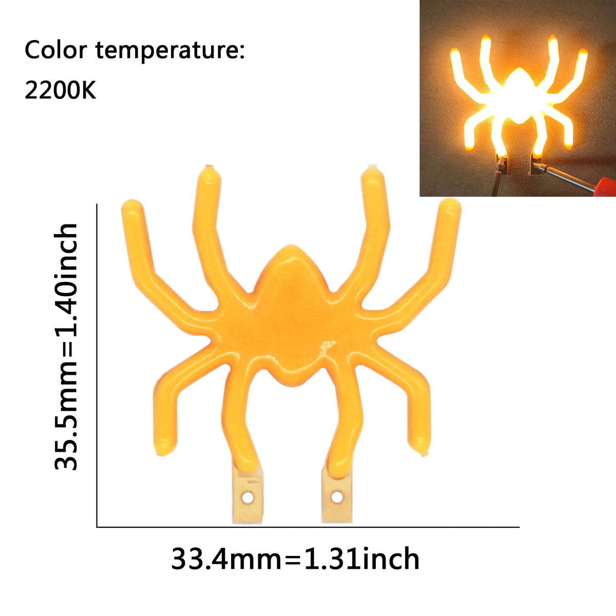 lampe led neon forme étoile clip fixation cable decoration feste