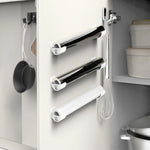organisateur sacs poubelle adhésif blanc noir moderne multifonction chambre cuisine