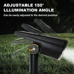 projecteur solaire extérieur led changement couleur moderne spot jardin lumière blanche chaude variante abs