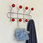 porte sacs mural moderne sacs tissu clips transparents rangement maison