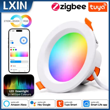 Spot LED intelligent 16 millions couleurs RGB CW compatible Alexa Google