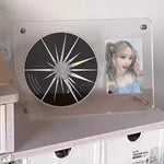 cadre photo moderne transparent acrylique support cd clips rectangle affiches idoles postales decoration