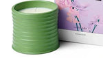 bougies parfumées fleur aromathérapie rouge bleu moderne boîte cadeau ambiance maison