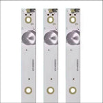 bande led rétro éclairage 3v blanc leds 620mm moderne télévision fixations électriques