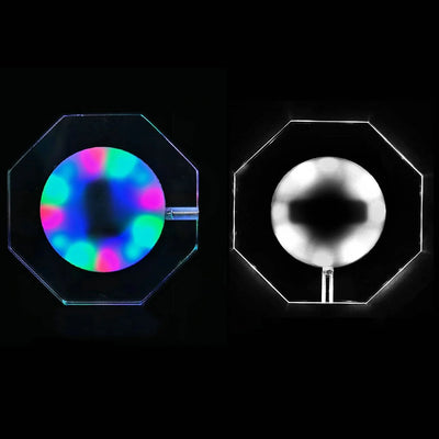 Dessous de verre LED rechargeable USB noir pour cocktails